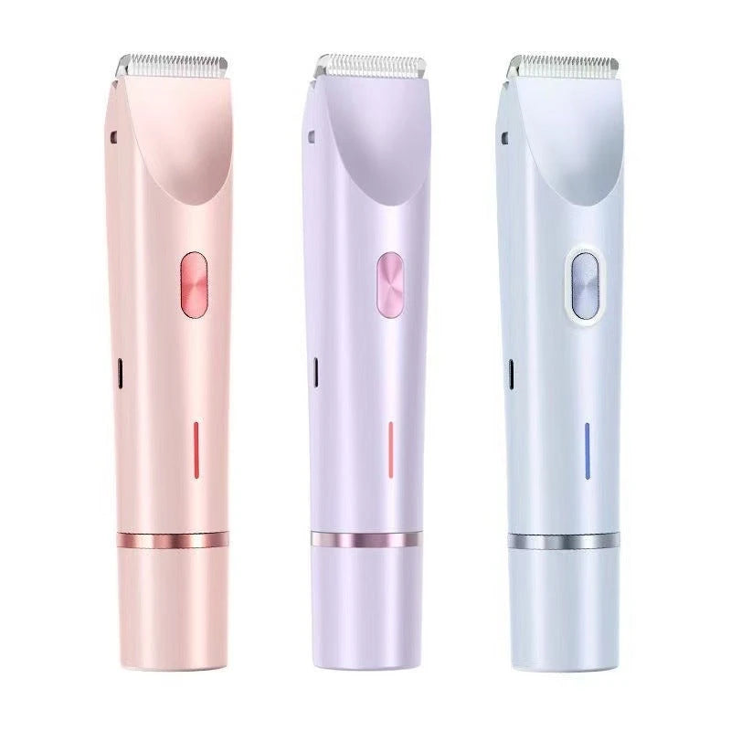 Dual-Head Electric Hair Remover for Women Body Trimmer USB Rechargeable